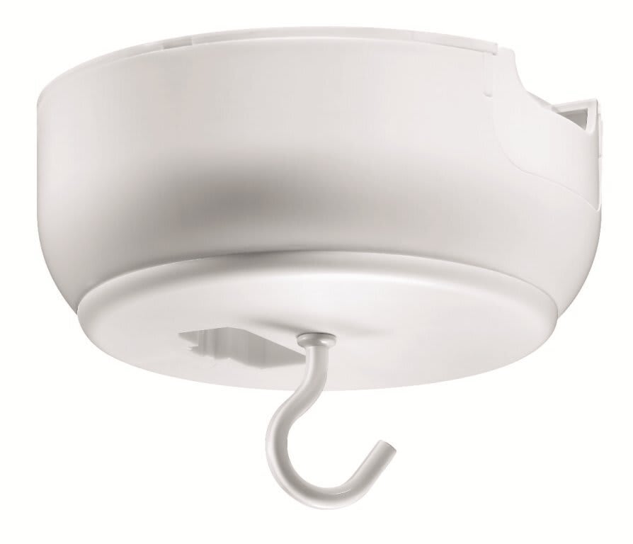REHAU - ATRIANE DCL-takboks for lysprofil 30x8, tilføring til belysning, matt PVC i POLARHVIT
