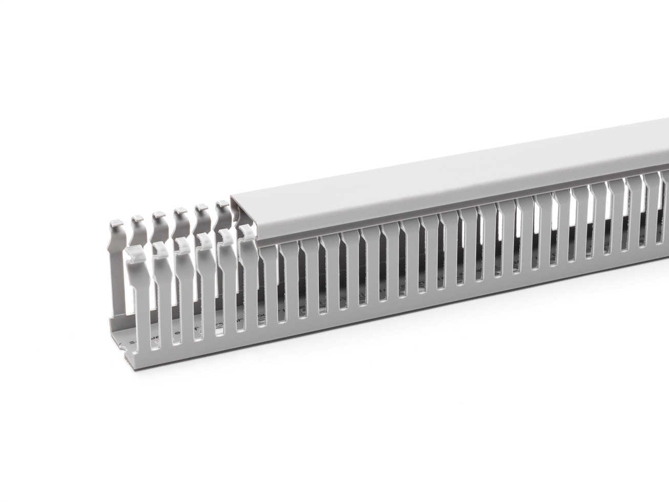 REHAU - BE-DIN 75 X 37,5 slissekanal RAL 7030