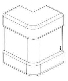 REHAU - SIGNO BK YTTERHJØRNE 70/110