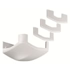 REHAU - ATRIANE T-stykke for 54x22 kanal, matt PVC i POLARHVIT