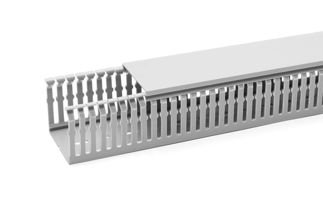 REHAU - Metra 40/40 Slisset Kanal RAL 7030