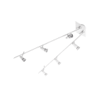 SG Armaturen - CON MATT-HVIT 6x6,5W LED 230V
