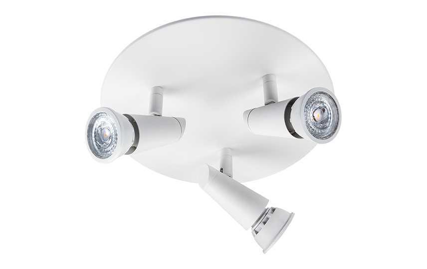 SG Armaturen - CON RONDELL M-HVIT 3x6W DIMTOWARM