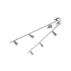 SG Armaturen - CON BØRSTET ST 6x6,5W LED 230V