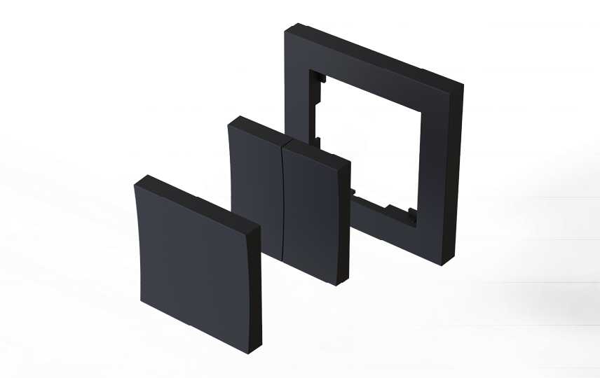 SG Armaturen - SMART SWITCH FRONTS SG BLACK