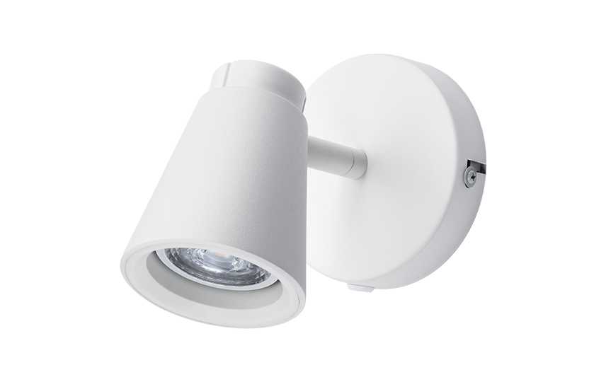SG Armaturen - ZOOM ROUND M-HVIT 6W DIMTOWARM