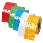 FLEXIMARK - TF0 0,25-0,75 enledermerking. 22,9x5,2mm, Hvit, rull a 2000 merker