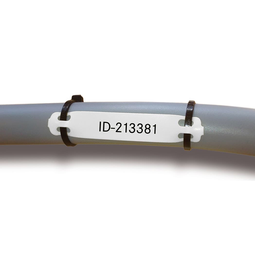 FLEXIMARK - PUR 60x10mm Hvit stripsbare kabelmerker. Rull a 1000 merker.