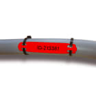 FLEXIMARK - PUR 60x10mm Rød stripsbare kabelmerker. Rull a 1000 merker.