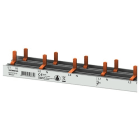 Siemens - 4 fas samleskinne for 28stk 5SV1/9+afd, 1 modulbredde, 1m