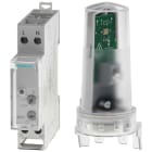 Siemens - Fotocelle DIN 18MM+ekstern sensor, justerbar opp til 100K LUX