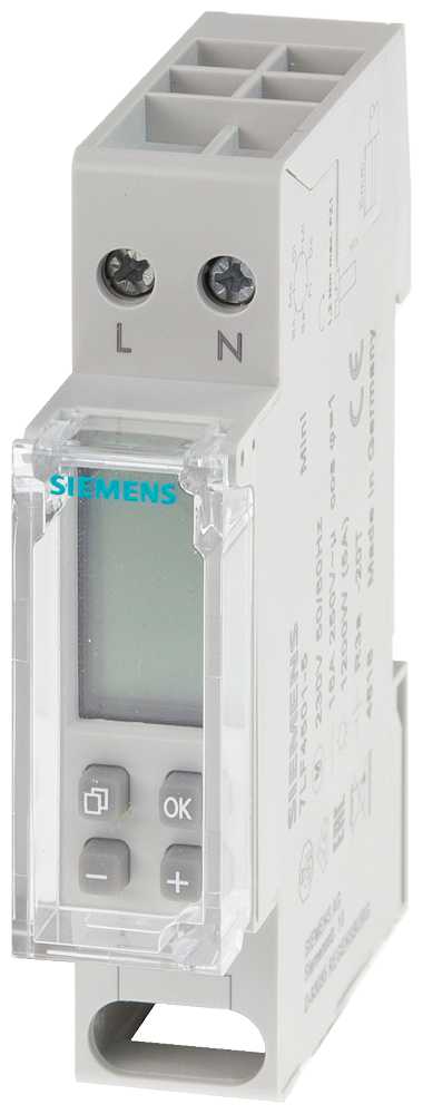 Siemens - UKEUR, 18MM, 1KANAL, 230V, 28 programmer, min instilling 1 minutt