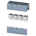 Siemens - 3VA25, 4x240mm2 Al/Cu kl, 4 stk klemmer