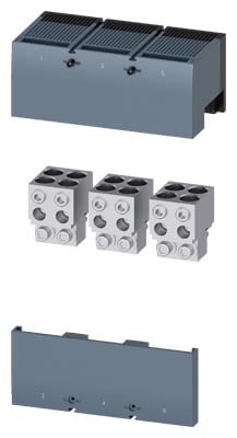 Siemens - 3VA25, 4x240mm2 Al/Cu kl, 3 stk klemmer