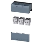 Siemens - 3VA25,4x240mm2 Al/Cu kl, 3 stk klemmer med koblingskrue for hjelpekontakter