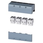 Siemens - 3VA25,4x240mm2 Al/Cu kl, 4 stk, klemmer med koblingskrue for hjelpekontakter