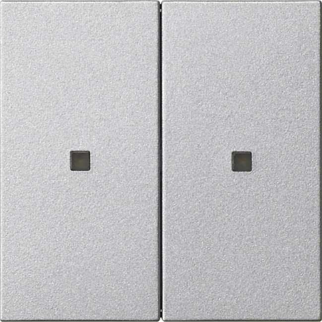 GIRA - System 3000 løse deksler for GI5363XX og GI5367XX uten påtrykte symboler - alu
