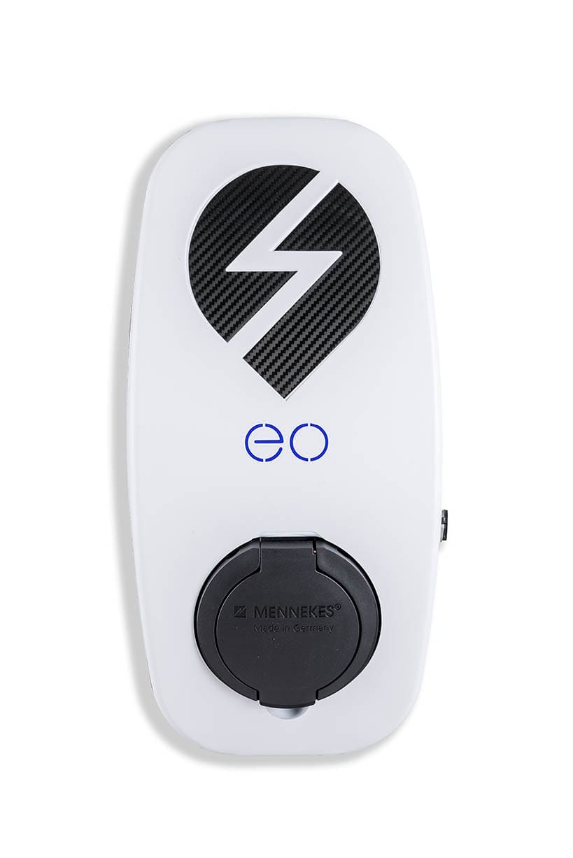 Function - Ladestasjon EO Basic: Mode 3, T2 Kontakt, 400V 3F 32A 22kW, DCL, Lik lås, Farge: Hvit 