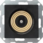 GIRA - Plug & Light Sokkel låsbar svart matt