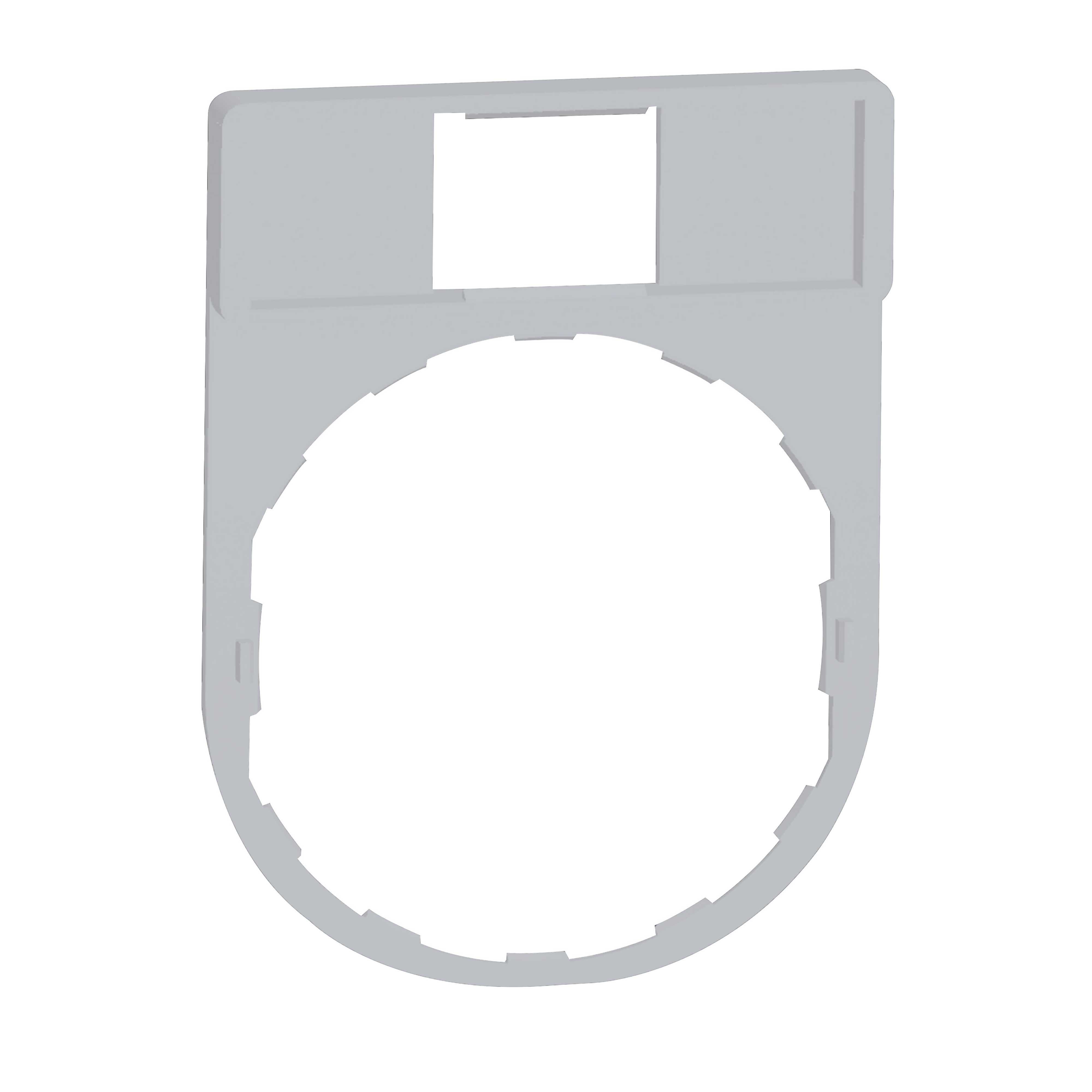 Schneider Electric - Skiltramme hvit for skilt