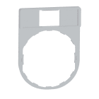 Schneider Electric - Skiltramme hvit for skilt