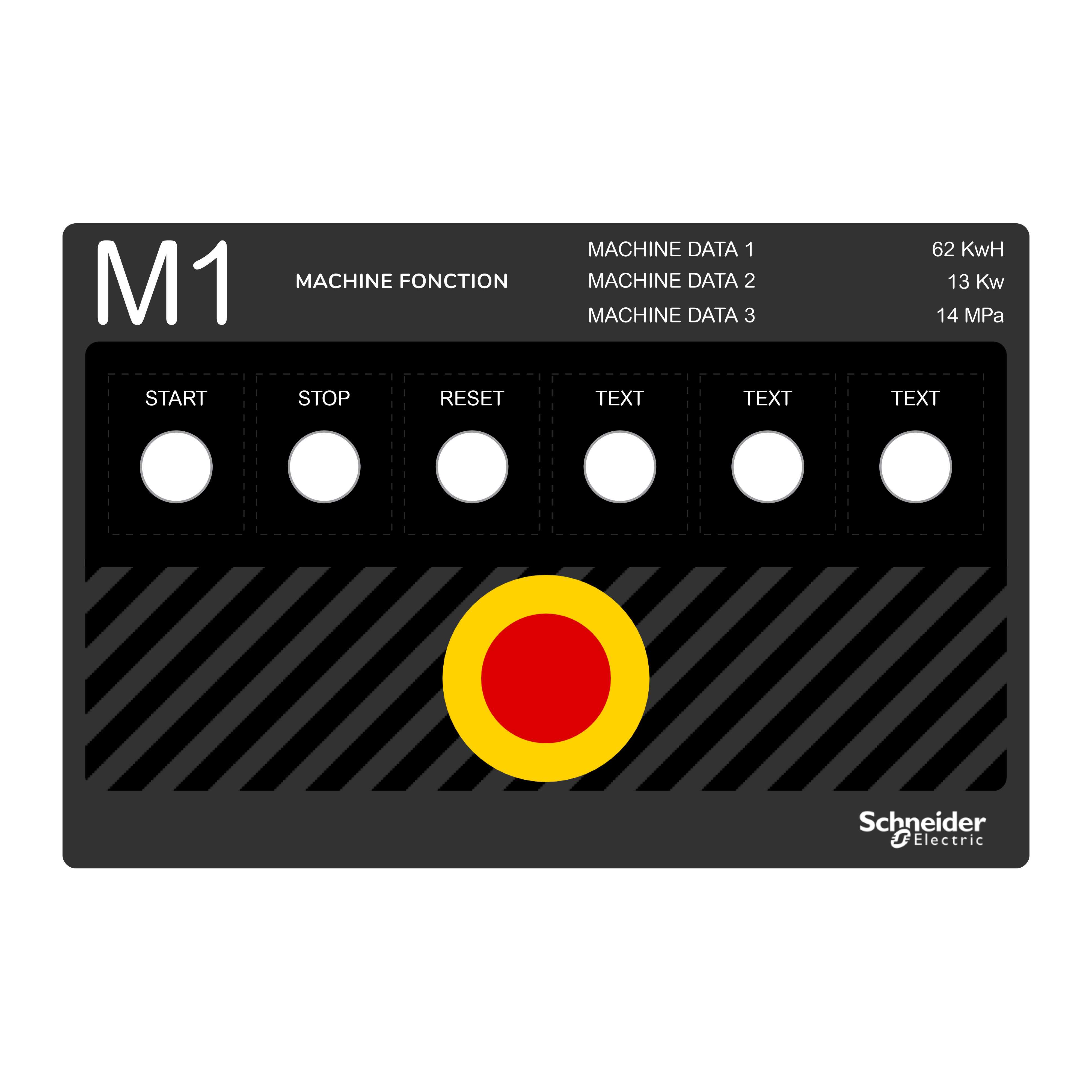 Schneider Electric - Designfolie m/eksempel 300x200