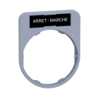 Schneider Electric - Skiltramme flush hvit m/skilt