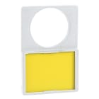 Schneider Electric - Skiltramme hvit med skilt