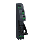 Schneider Electric - Zelio sokkel med push-in fjærklemmer for RXG reléer med 1 kontakt
