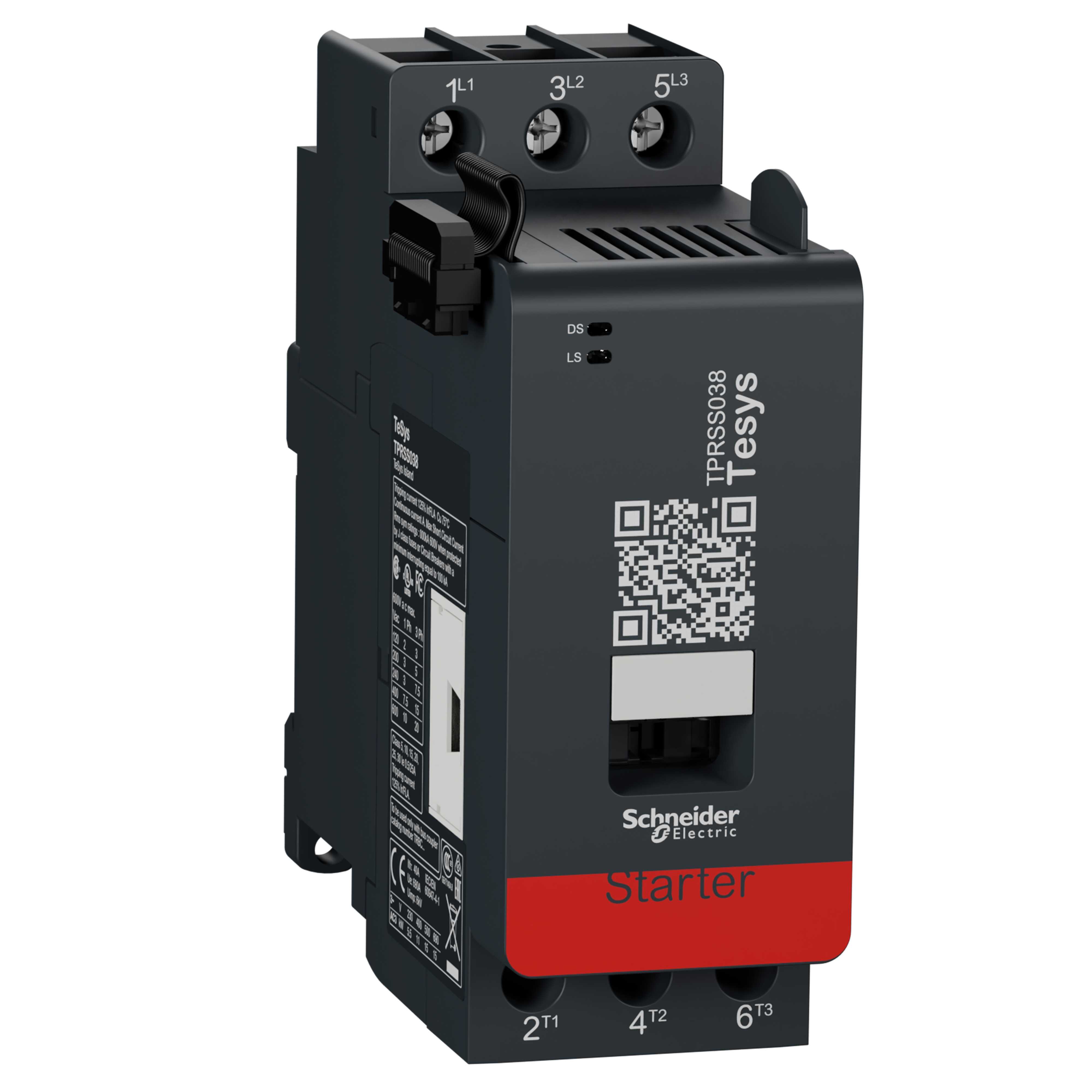 Schneider Electric - Direkte SIL-start TeSys island 40A AC-1, 38A AC-3,18,5kW/20hk