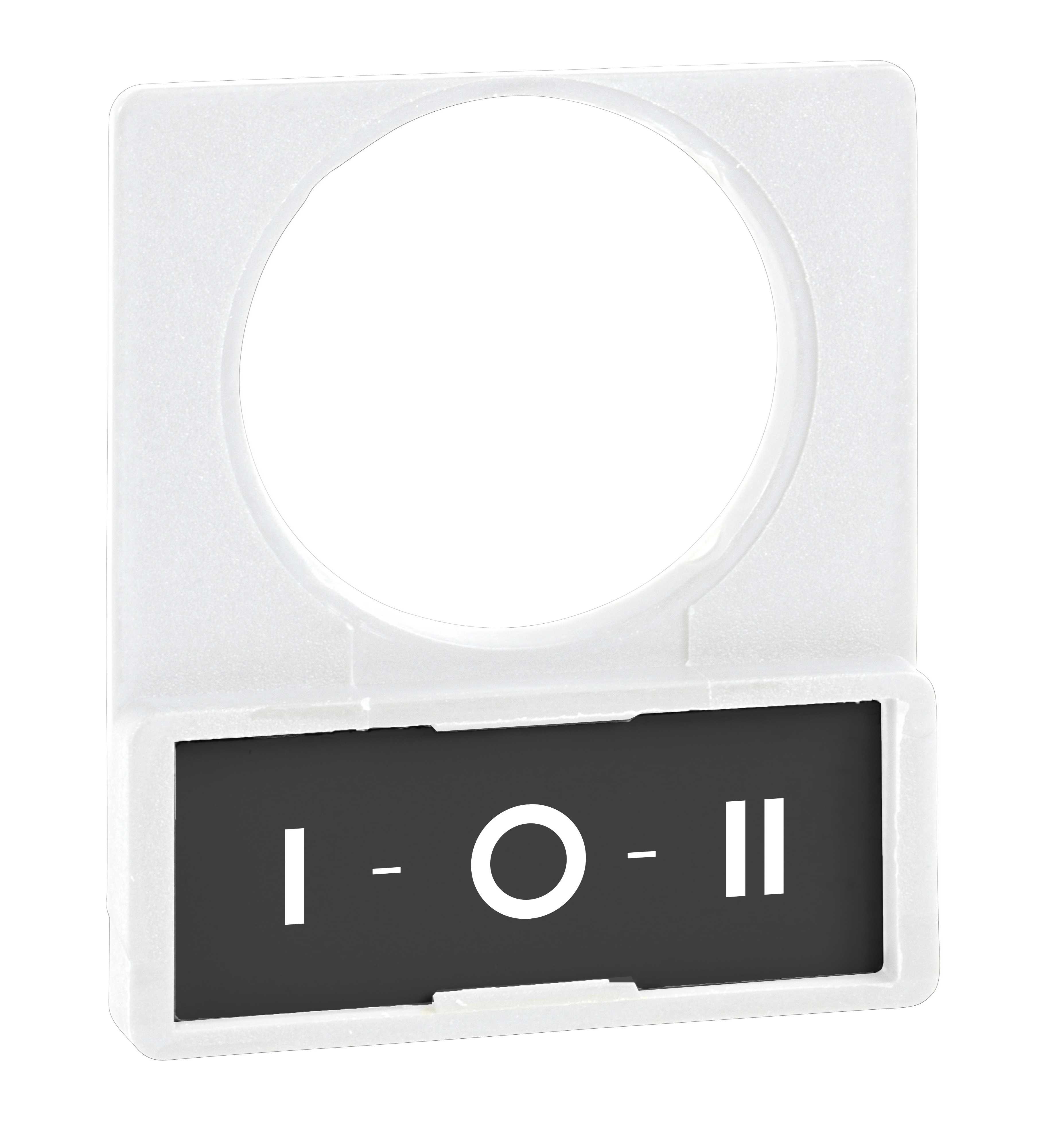 Schneider Electric - Skiltramme hvit m/skilt+tekst