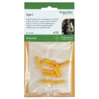Thorsman
 -  TPC1 plast plugg, spiker, stift, pakke av 10stk (GUL)