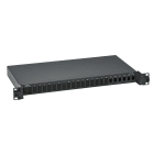 Schneider Electric - Fiberpanel basic 1U 48-fiber, passer til 24 LC duplex adaptere, ubestykket