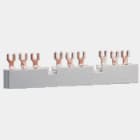 Hager - Faseskinne, 3 motorvernbrytere