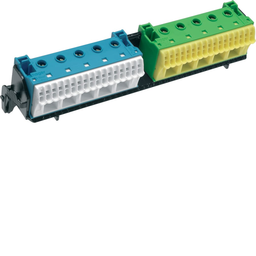 Hager - Klemme isolert 1x1,5-50mm² G/G
