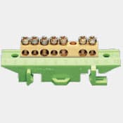 Hager - JORDSKINNE KM07E SNEPP M/DIN  HAGER 3X16+4X10MM2