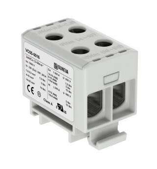 Ouneva OY - Klemme isolert 2x1,5-50mm² Grå