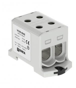 Ouneva OY - Klemme isolert 2x6-95mm² Grå