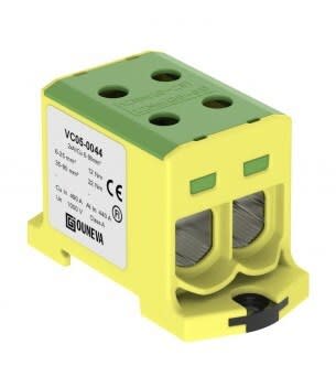Ouneva OY - Klemme isolert 2x35-240mm² Gul/grønn