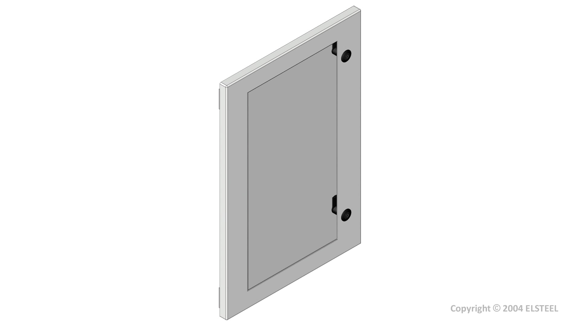 Elsteel - Glassdør 400x600mm