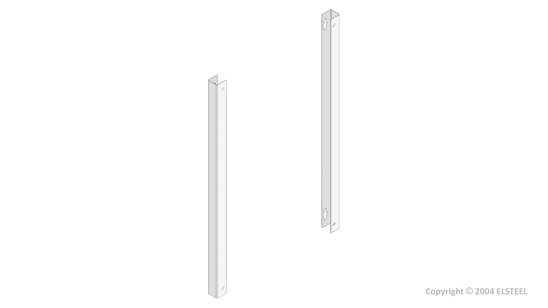 Elsteel - Vegg avstandsbrakett 700mm