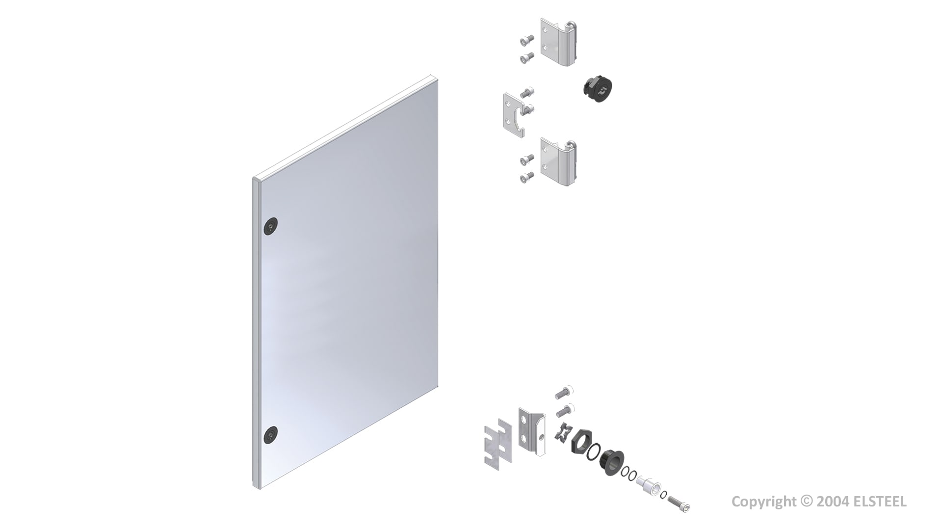 Elsteel - Dør 1000x1800mm