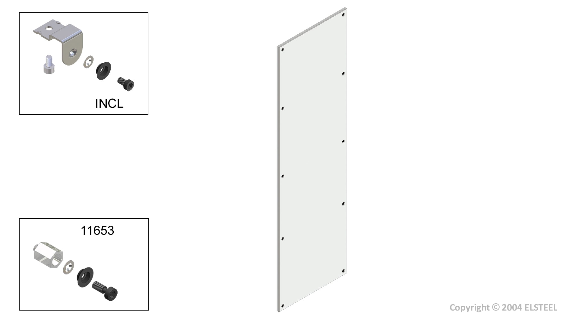 Elsteel - Dekkplate 1000x2000mm