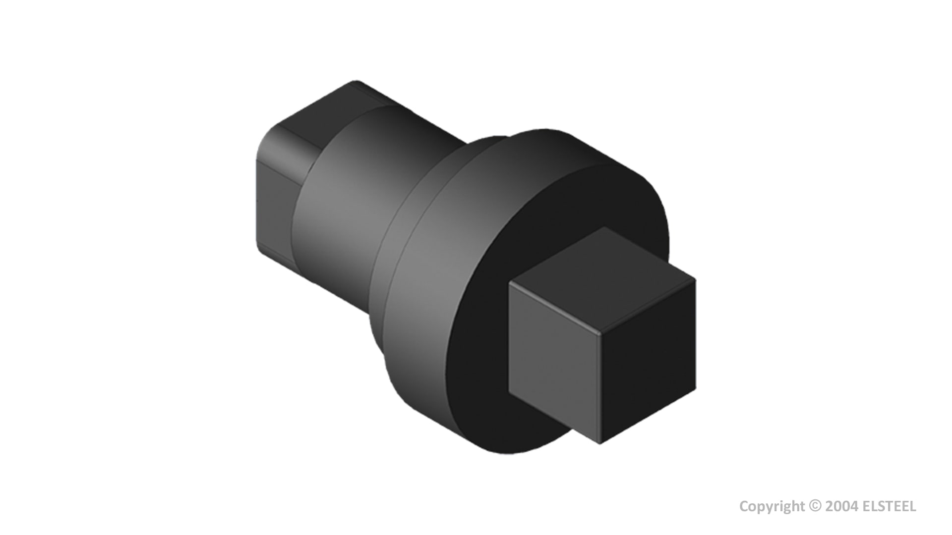 Elsteel - Låseinnsats firkant 8x8mm