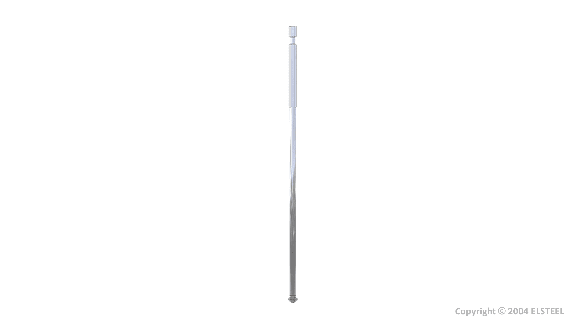 Elsteel - Skrutrekkerinnsats 4mm rett