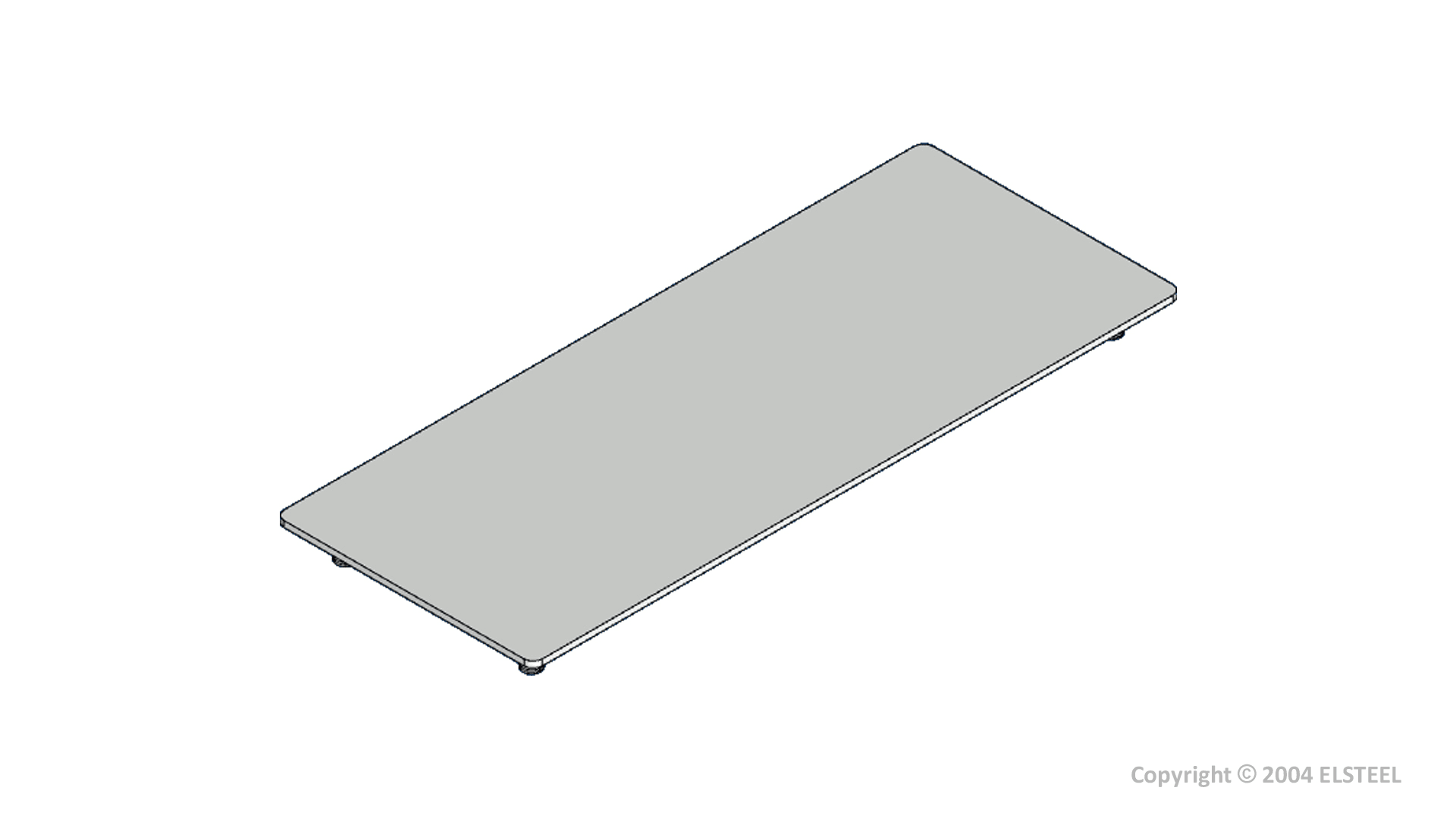 Elsteel - Blindflens FL21 RAL7032