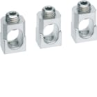Hager - tilkoblingsklemmer al/ cu ledere, 35-185mm2, 400A, effektbryter 3-pol h630