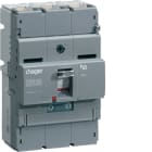 Hager - Effektbryter, termisk og magnetisk utkobling, innstillbar 3x101 til 163A (Ir 0,63-0,8-1xIn) Ik 40kA