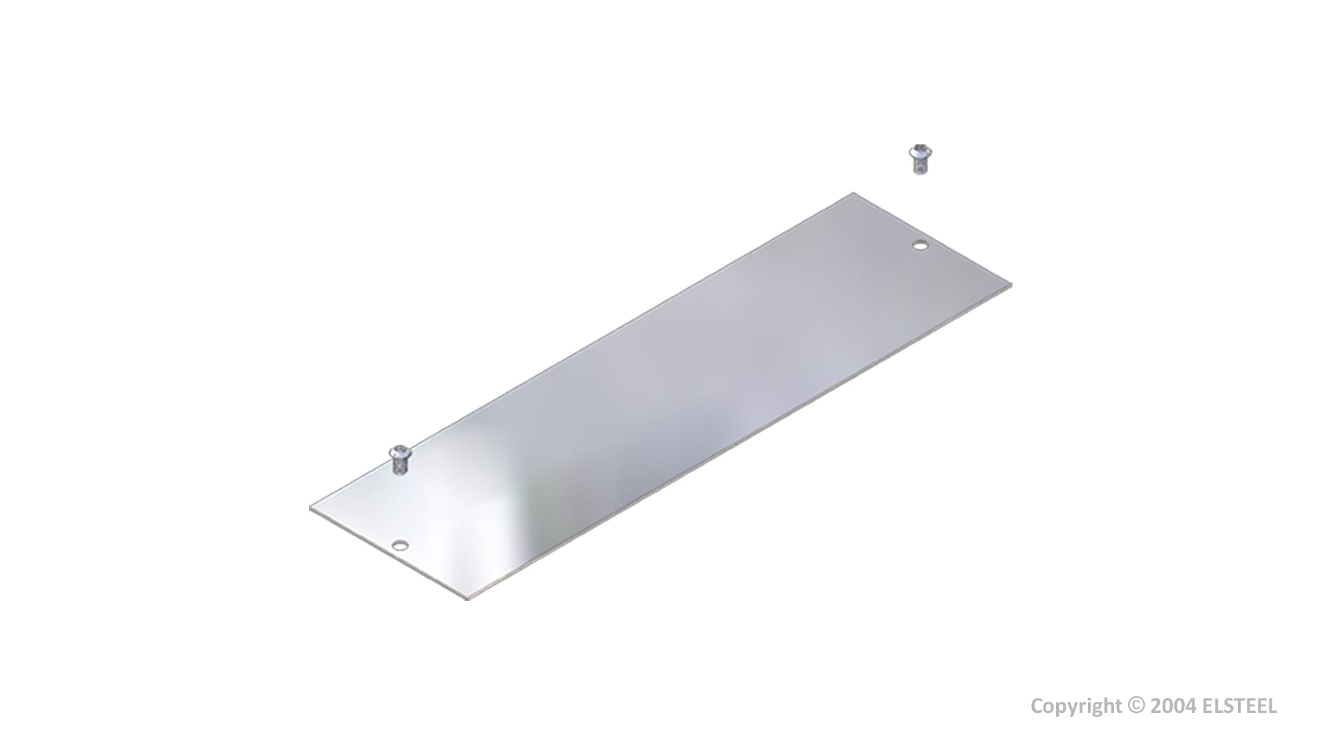 Elsteel - Flensplate aluminium 3mm 600x100mm