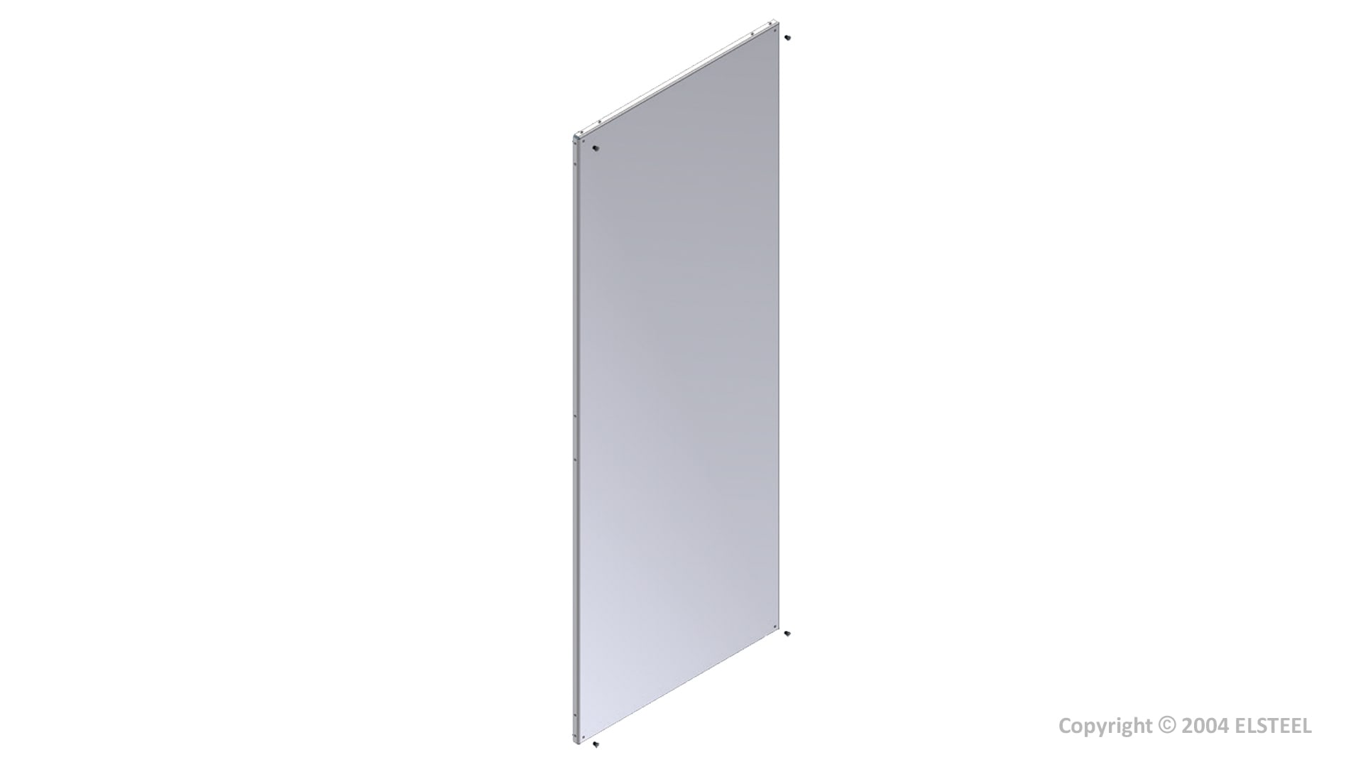 Elsteel - Montasjeplate ALU zink 600x1800mm